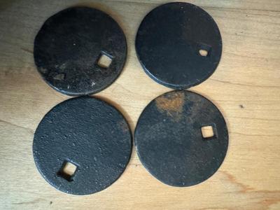 Vintage QUEEN Miniature Cast Iron Stove & Accessories