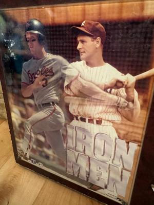 VTG Hillerich & Bradsby Bat & Cal Ripken Plaque