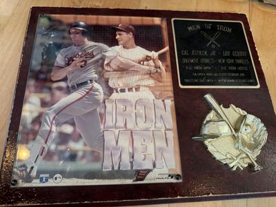 VTG Hillerich & Bradsby Bat & Cal Ripken Plaque