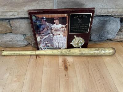 VTG Hillerich & Bradsby Bat & Cal Ripken Plaque