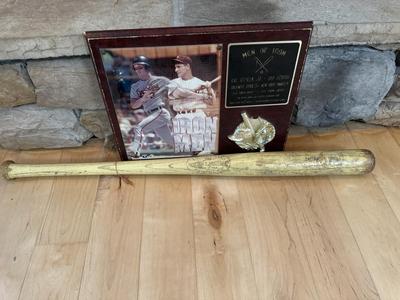 VTG Hillerich & Bradsby Bat & Cal Ripken Plaque