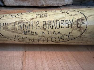 VTG Hillerich & Bradsby Bat & Cal Ripken Plaque