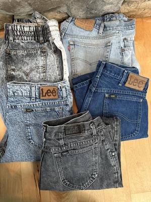 Vintage Levi Jeans & Lee Jeans Lot
