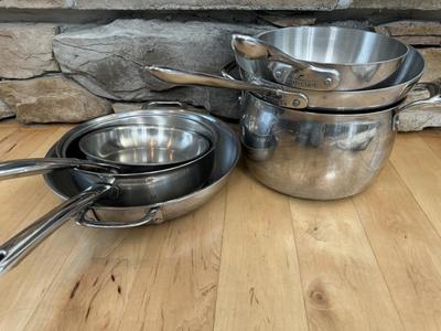 Designer Cookware Lot All Clad (2), Calphalon, Food Network +++