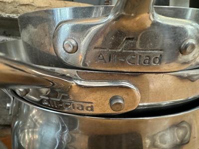Designer Cookware Lot All Clad (2), Calphalon, Food Network +++