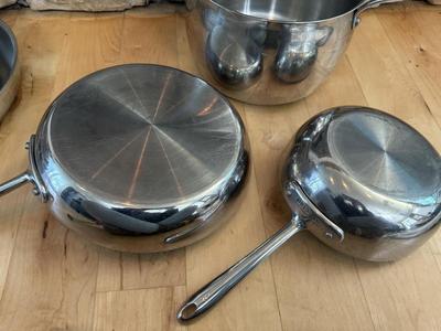 Designer Cookware Lot All Clad (2), Calphalon, Food Network +++