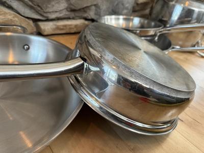 Designer Cookware Lot All Clad (2), Calphalon, Food Network +++