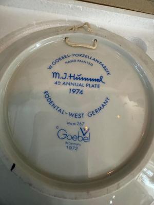 Goebel / M J Hummel 1972 - 1979 Annual Plates
