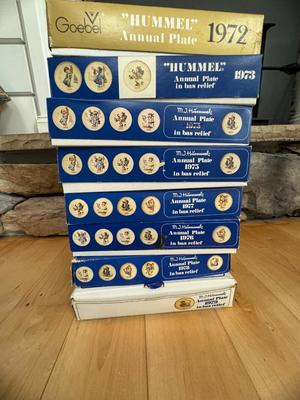 Goebel / M J Hummel 1972 - 1979 Annual Plates