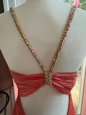Salmon Formal Dress