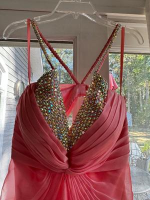 Salmon Formal Dress