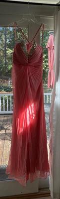 Salmon Formal Dress
