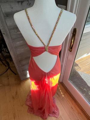 Salmon Formal Dress