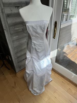 White Formal Dress 5/6 with Tags