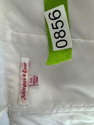 White Formal Dress 5/6 with Tags