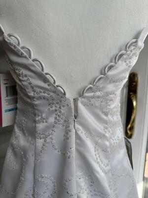 White Formal Dress 5/6 with Tags