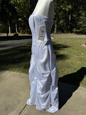 White Formal Dress 5/6 with Tags