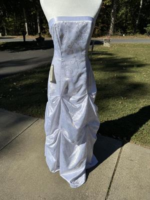 White Formal Dress 5/6 with Tags
