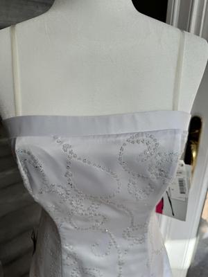 White Formal Dress 5/6 with Tags