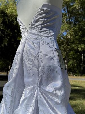 White Formal Dress 5/6 with Tags