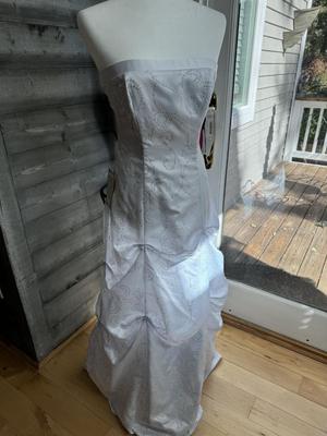 White Formal Dress 5/6 with Tags