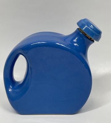 Oxford Ware Blue Pottery Decanter Pitcher with stopper cap Refrigerator Water Jug