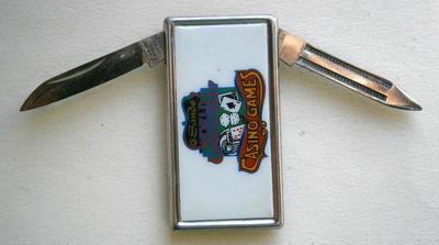 Sands World Championship Casino Games Knife/Money Clip