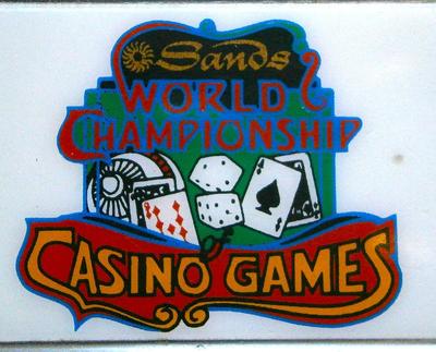 Sands World Championship Casino Games Knife/Money Clip