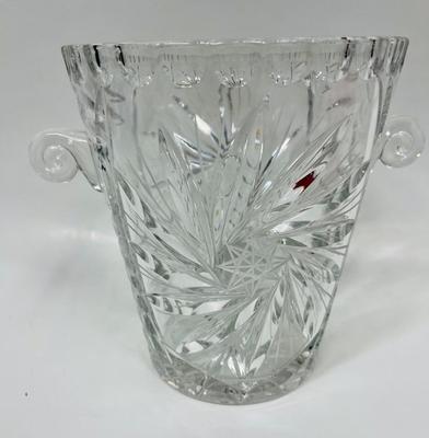 Vintage Brilliant Cut Crystal Ice Bucket