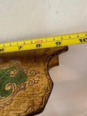 Vintage Italian Hand Gilt Wall Shelf