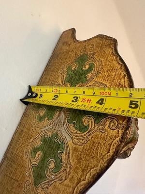Vintage Italian Hand Gilt Wall Shelf