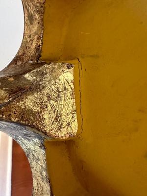 Vintage Italian Hand Gilt Wall Shelf