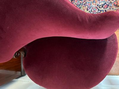 Victorian Velvet Lounge Chair