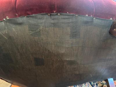 Victorian Velvet Lounge Chair