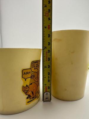 Vintage 1930s Beetleware Little Orphan Annie Ovaltine Children's Mugs
