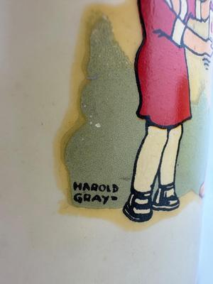 Vintage 1930s Beetleware Little Orphan Annie Ovaltine Children's Mugs