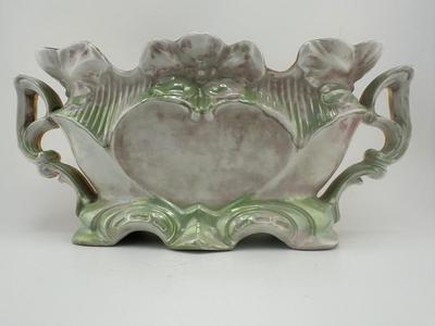 Erphila Hand Painted Vase and Dish