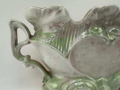 Erphila Hand Painted Vase and Dish