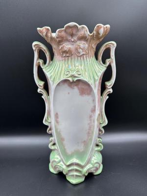 Erphila Hand Painted Vase and Dish