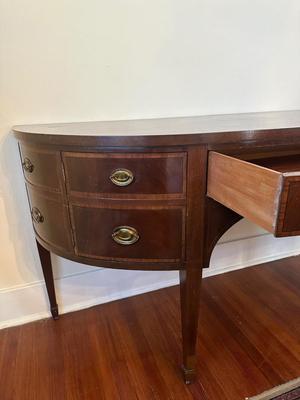 Antique Sideboard with Two Drawers and Two Cupboards