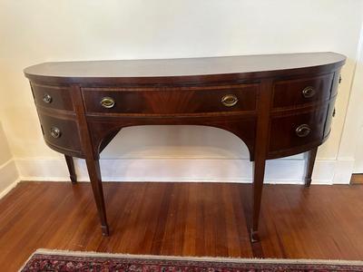 Antique Sideboard with Two Drawers and Two Cupboards