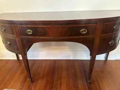 Antique Sideboard with Two Drawers and Two Cupboards