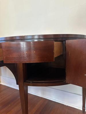 Antique Sideboard with Two Drawers and Two Cupboards