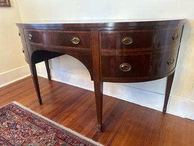 Antique Sideboard with Two Drawers and Two Cupboards