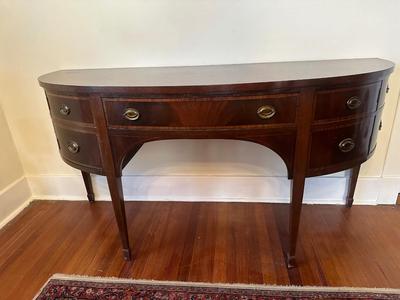Antique Sideboard with Two Drawers and Two Cupboards