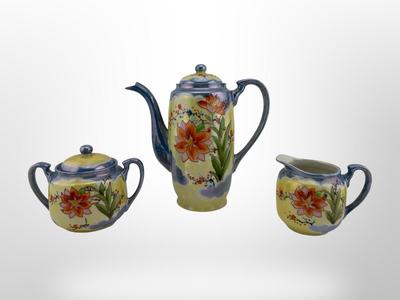 Vintage Hinode Japanese Hand Painted Tea Set