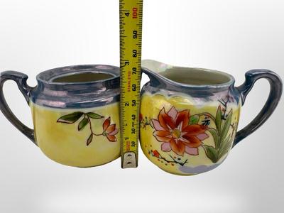 Vintage Hinode Japanese Hand Painted Tea Set