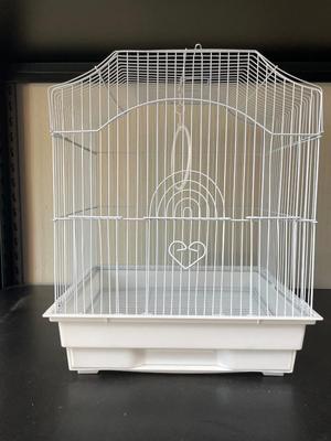Parakeet or Finch Hanging Bird Cage