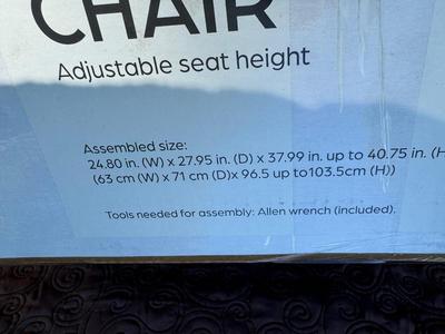 Grey Executive Office Chair New In Box