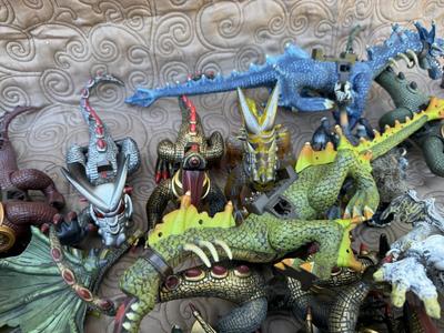 Huge Tub of LEGO Dragons (All Dragons From Multiple Sets, including Fire & Ice)